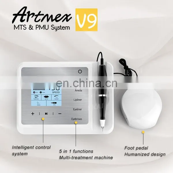 Digital Permanent Makeup Machine Artmex V9 Micro Needle Derma Pen At Cosmetic 11 Speed photo-4