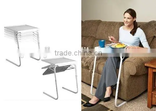 TABLE MATE 2 Smart Table Mate Portable Tray Foldable As Seen On TV Steel Base
