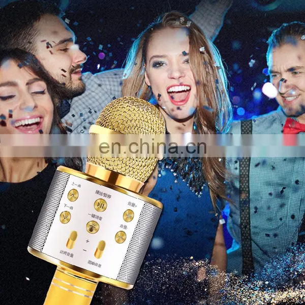 Handheld Wireless Microphone Professional Portable Factory Wholesale 2020 New Product For USB for Karaoke Microphone photo-3