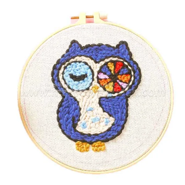 CTY100805 Owl Punch Needle Embroidery Starter Kit photo-2