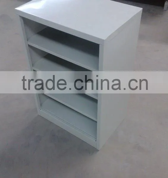 (DL-B1 ) KD Structure Colorful Commercial Furniture Mordern Metal Shoe Display Cabinet With Adjustable Inner Shelves photo-3