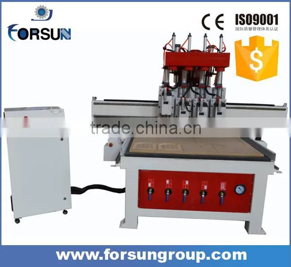 China Supplier Mdf Cutting Power Wood Cnc Router Multi Spindle Machine for Door Furniture photo-6