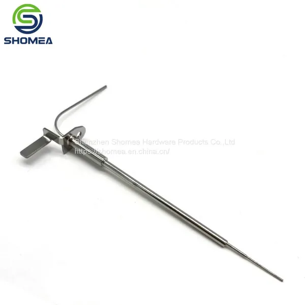 SHOMEA Customized Small Diameter Gradient 304/316 Bent Stainless Steel Medical Sensor photo-4