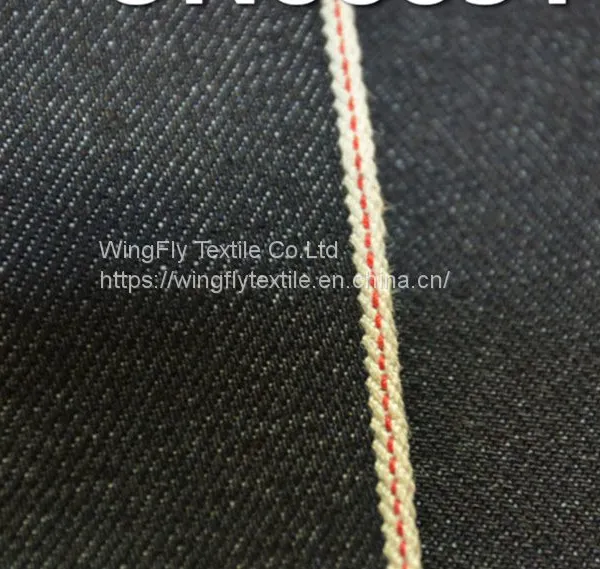 14.3oz 100% Cotton Womens Selvedge Denim Good Selvedge Jeans Denim Fabric Manufacturers 32 
