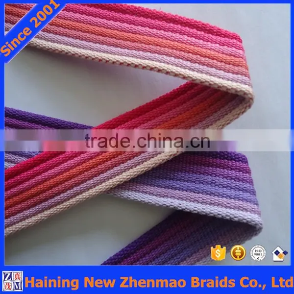 China Wholesale for Slippers Use Colored Thick Jacquard Webbing photo-4