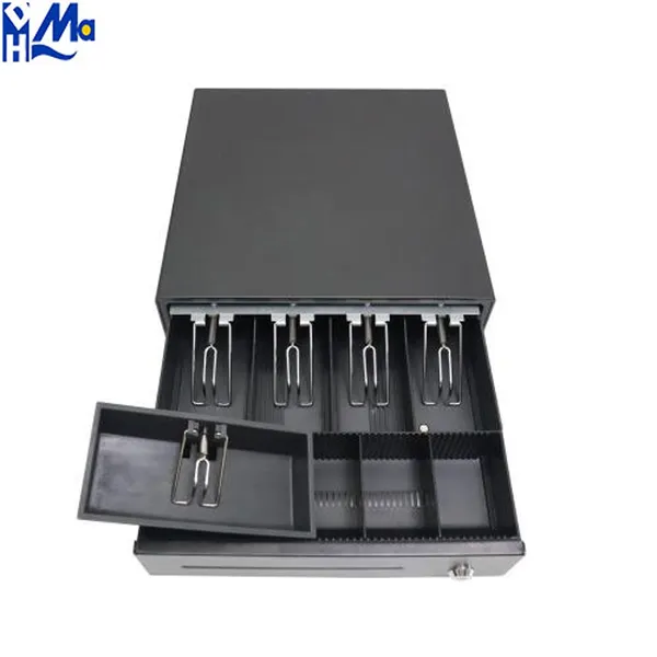 Factory Direct Metal Case POS Automatic Supermarket Cash Drawer for Retail photo-3