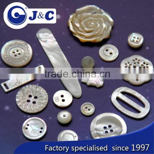 Manufacture White Mother of Pearl Shell Buttons,MOP Shell Buttons,flower Shape MOP Shell Buttons Quality Choice photo-2