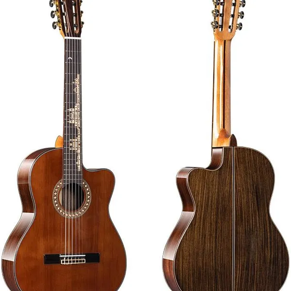 Caravan Wholesale OEM Customized OTIS CN-Castle 39Inch Classical Guitar (10-Year Solid Red Pine Top, Rosewood Back&Sides)