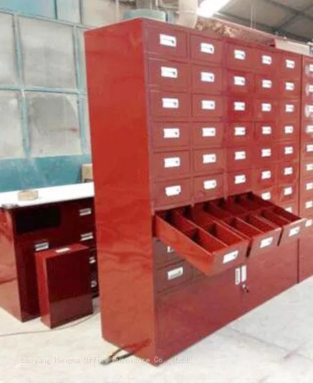 Heavy-Duty Herb Cabinet for TCM Import/Export | Stainless Steel Storage for Warehousing & QC