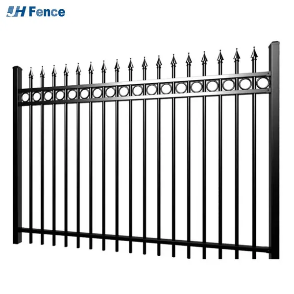 High-quality Galvanized Steel Guardrail Garden Decorative Art Fence Anti-corrosion and Rust-proof Fence