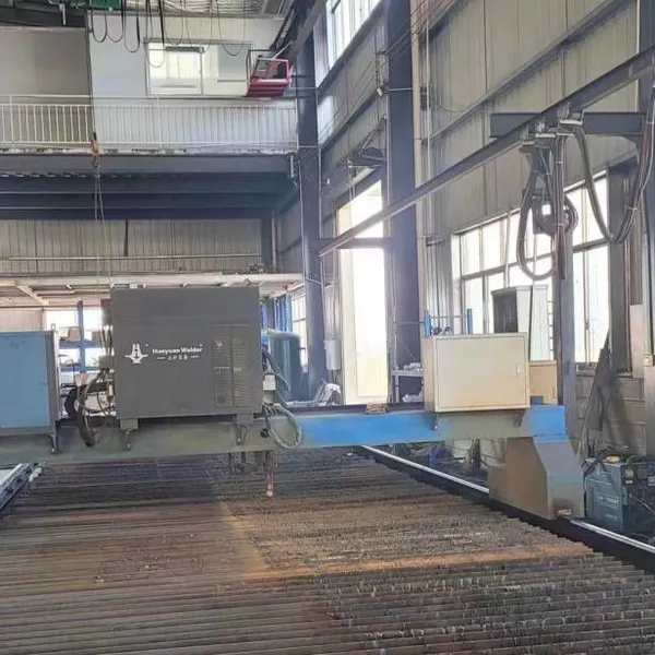 Used Gantry Plasma Cnc Cutting Machine in Use, Huayuan Lgk300hd photo-3