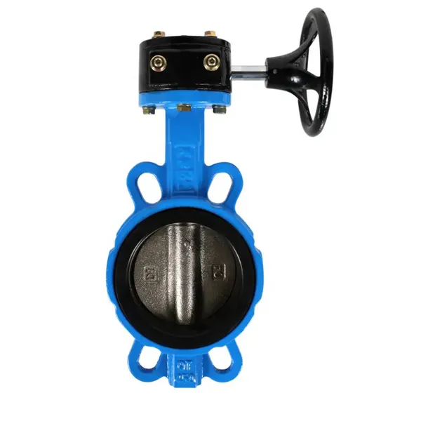 Manual Lug Wafer Type Butterfly Valve Worm Gear Turbine Butterfly Valve photo-4
