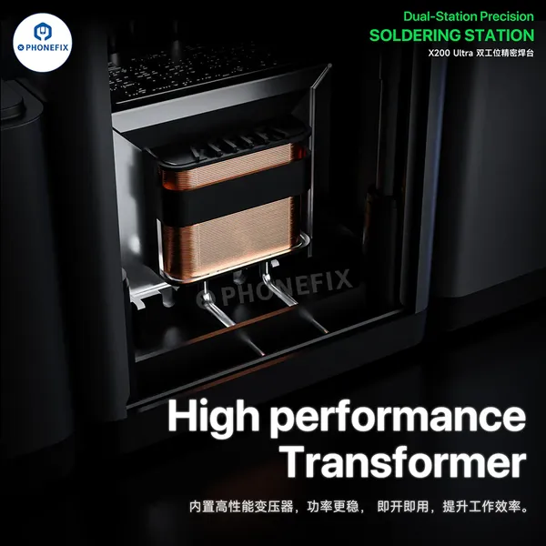 MECHANIC X200 Ultra Dual-Handle Soldering Station for C115/C210/C245 Tips photo-3