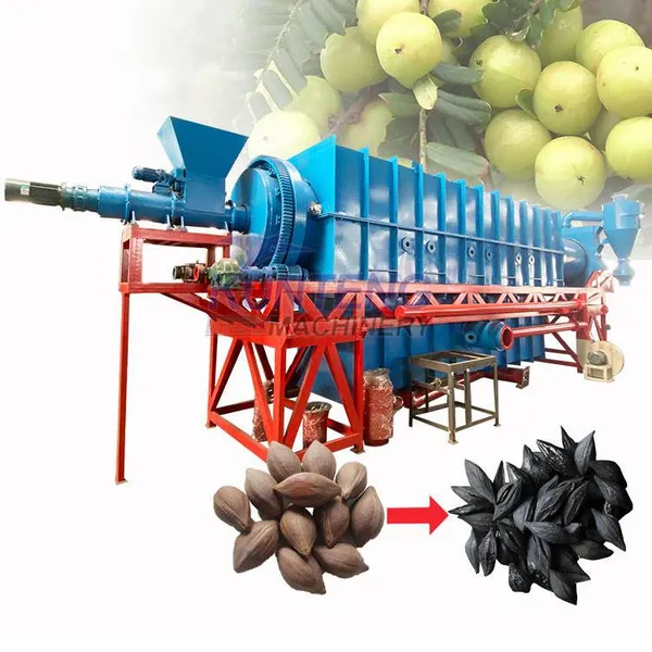 New Biomass Carbonization Equipment Durian Shell Palm Kernel Shell Carbonization Furnace EPC