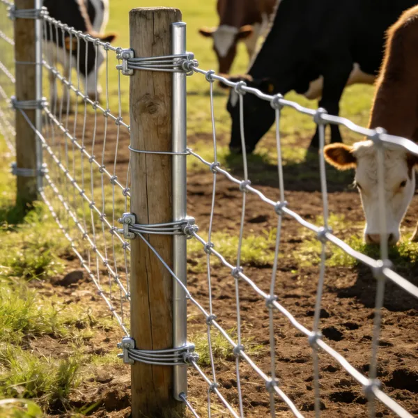 Customized Sustainable High Tensile Steel Factory Price Animal Husbandry Wholesale Field Farm Fence photo-4