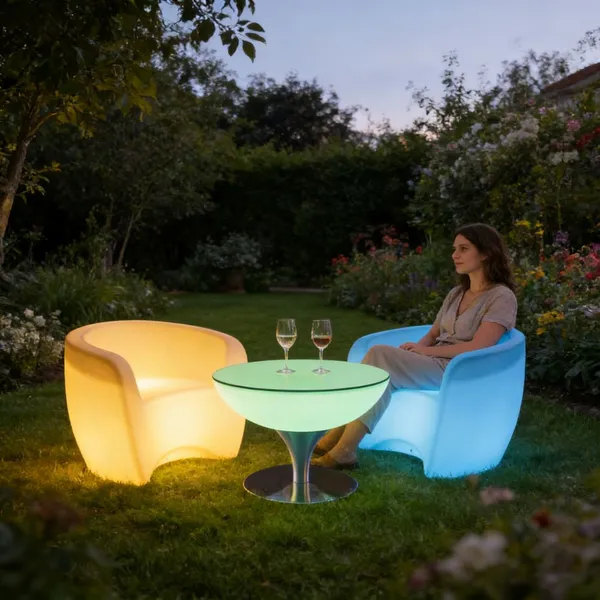 Outdoor Party Led Light up Led Furniture Illuminated Event Night Club Lounge Led Light Bar Furniture Chairs Tables Sofa Set