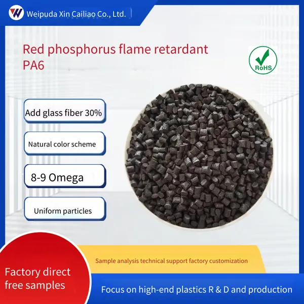 Pa6 With Glass Fiber, Bromine-based Flame Retardant, Gf125 With 30% Fiber Addition, White Laser Engraving, Halogen-free Red Phosphorus Fireproof, Black Nylon Pa6 photo-2