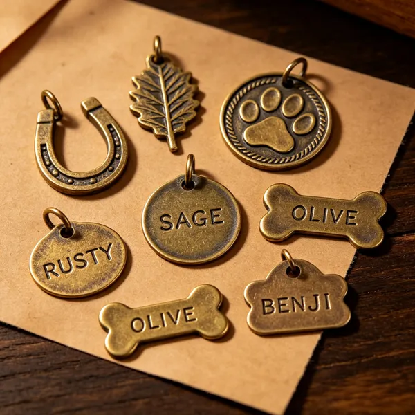 Personalized Engraving Pet Name Tag Anti-lost Metal Pet Tag Custom Logo Pet ID Nameplate For Dogs And Cats photo-4