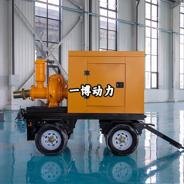 Mobile Self-priming Flood Control Pump High Flow Water Pump Unit photo-3