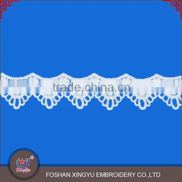 Factory Direct Supply Hot Selling Eyelash Chemical Border Lace Trim Neck/collar Design for Ladies Suit Quality Choice photo-2