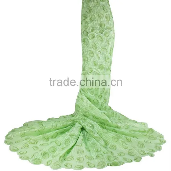 Mitaloo MOG0187 Good Quality Silk Lace African Double Organza Lace Swiss Organza Lace photo-3