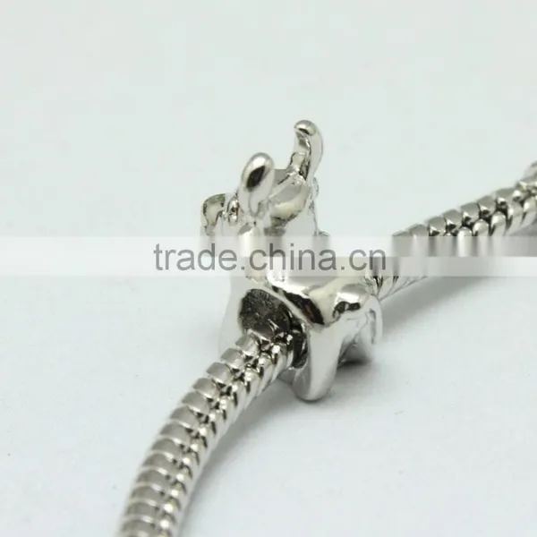 Wholesale 2015 New Style Cattle Shape DIY Anti-silver Creative Bracelets Accessories Metal Zinc Alloy Beads With Holes photo-6
