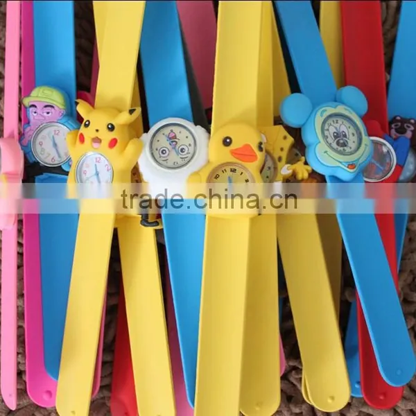 2015 Custom Silicone Wristband Slap Watch for Children Gift Quality Choice photo-4