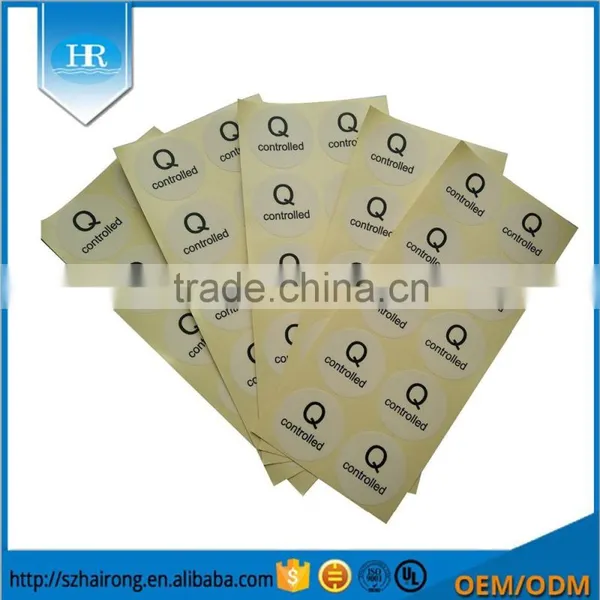 Customized Clear Waterproof Adhesive Label With Good Quality and Favorable Price photo-4