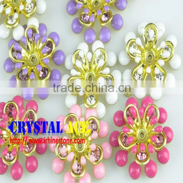 China Factory Direct Sale Metal Craft Flower Parts for Leather photo-5