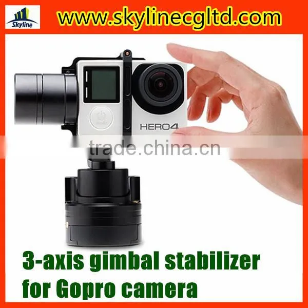 Mini Wearable 3 Axis Camera Gimbal Stabilizer for Sports Action Camera