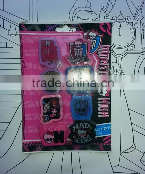 Monster High Items Shaped Eraser