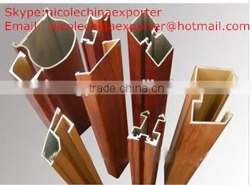 Best Price for Wooden Grain Aluminum Profiles photo-3