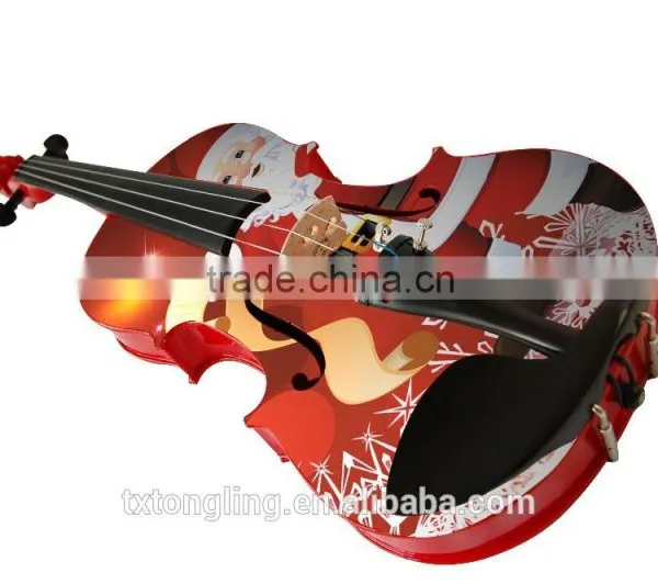 Christmas Theme Art Violin Style Popular Student Gift Violin photo-6
