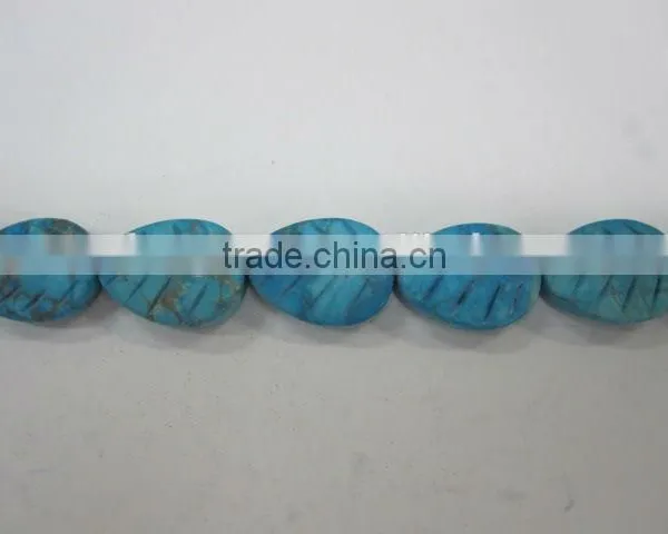 China Direct Factory OEM Pear Shape Turquoise Gemstone Bracelet photo-2