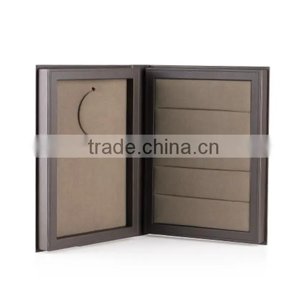 Book Style Leather Jewelry Box Manufacturer photo-2