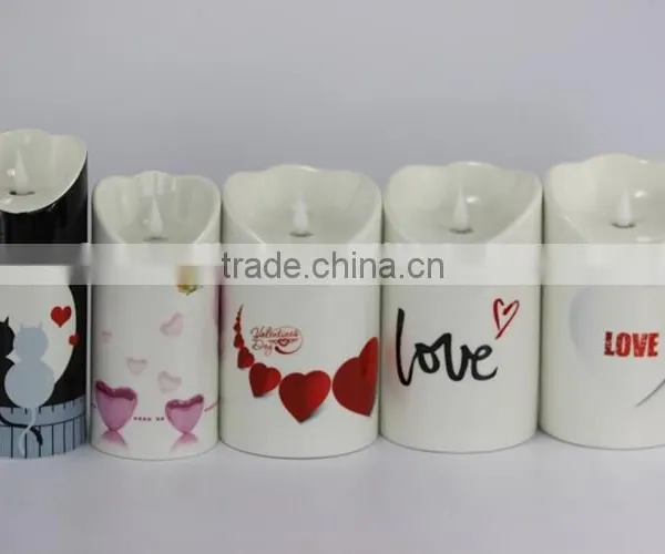 Custom High Quality Ceramic Led Candles for Wedding Decoration photo-6