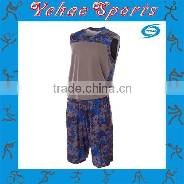 Wholesale Camouflage Basketball Uniform With Sublimation and Low Moq photo-4