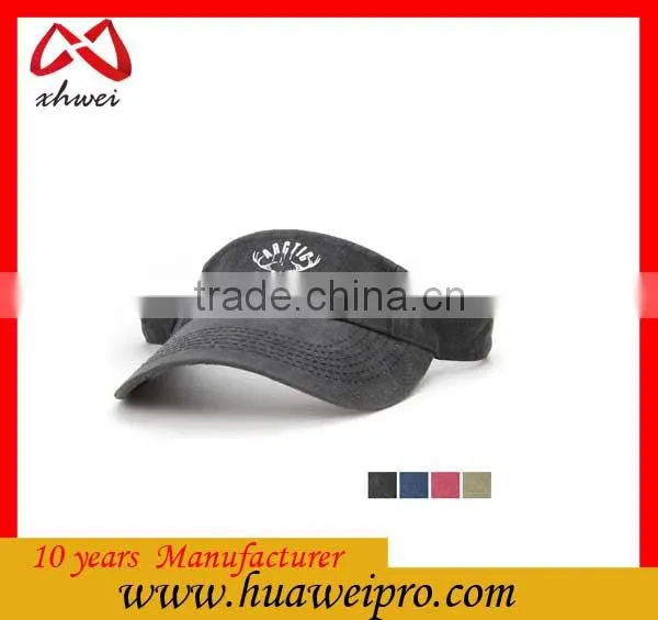 WHOLESALE COOL WAHED EMBROIDERY VISOR