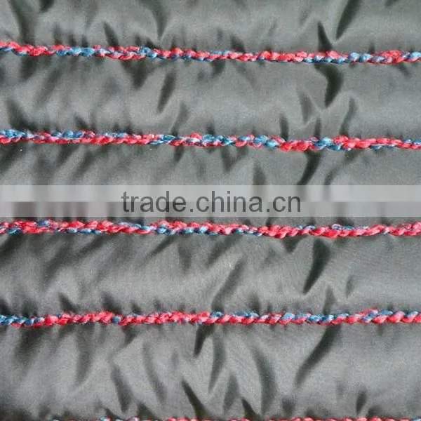 Waterproof Padding Cotton Quilted Embroidery Fabric photo-4