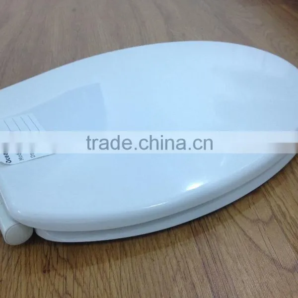 Urea Soft Close Toilet Seat Cover With Two Push Button Quick Release Design Suitable for EU Bathroom photo-2