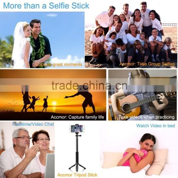 Bluetooth Selfie Stick Monopod With Tripod Stand for IPhone and Android photo-6