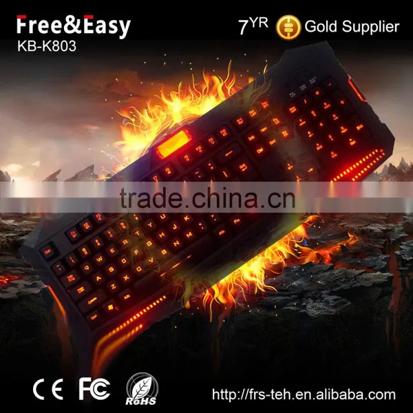 Hot Sale Ergonomic Multimedia Wired Led Game Keyboard for Desktop photo-6