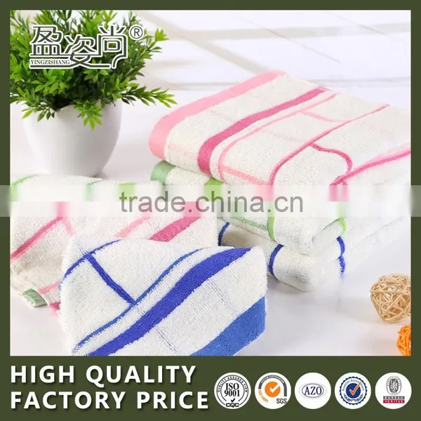 Hot Selling Face Towel Wholesale Variety Colors Checked 100% Cotton Terry Towel With Dobby Border photo-2