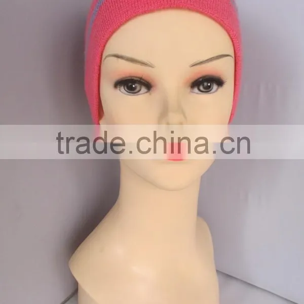 Hot Sale Sweet Design Customaize 100%Acrylic Pom Beanie photo-5