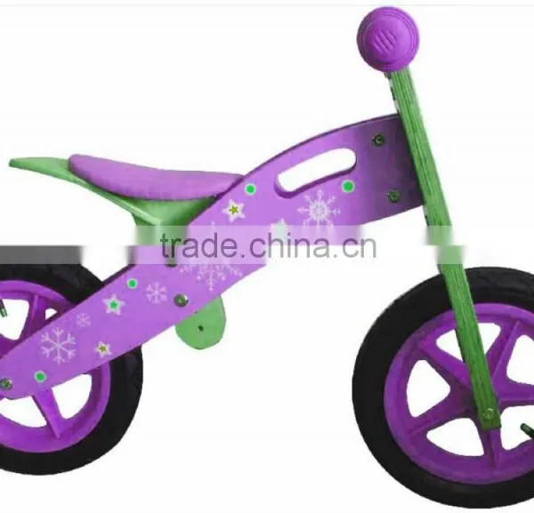 WOODEN BALANCE BIKE.