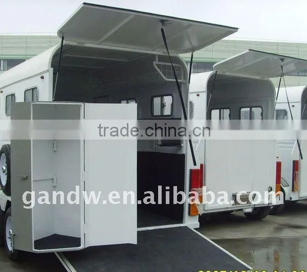 Standard 2horse Float 2horse Trailer Angle Load Horse Carriage Horse Cart