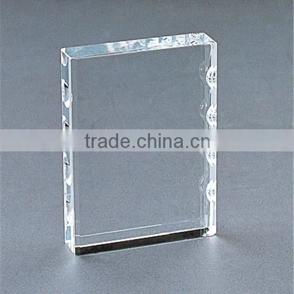 Yijia Crystal High Quality Crystal Cube for Photo Frame photo-3