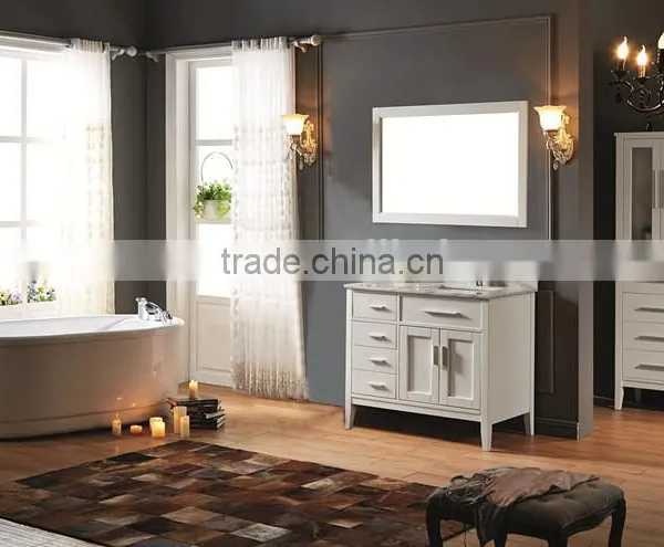 Modish Solid Wood Bathroom Vanity for Bathroom photo-5
