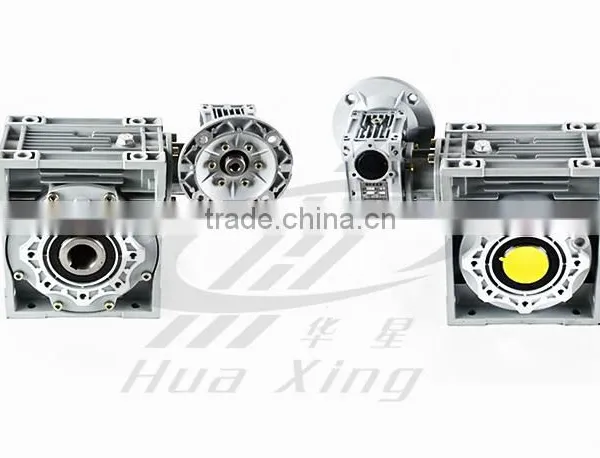 Aluminum Cast Iron Housing Double Stage NMRW025-150 Worm Speed Reducer Reduce Reductor Reduction Gearbox for Winch Sliding Door photo-3