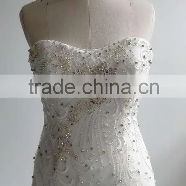 2016 New Fashion Real Photo Beach Wedding Dress photo-2